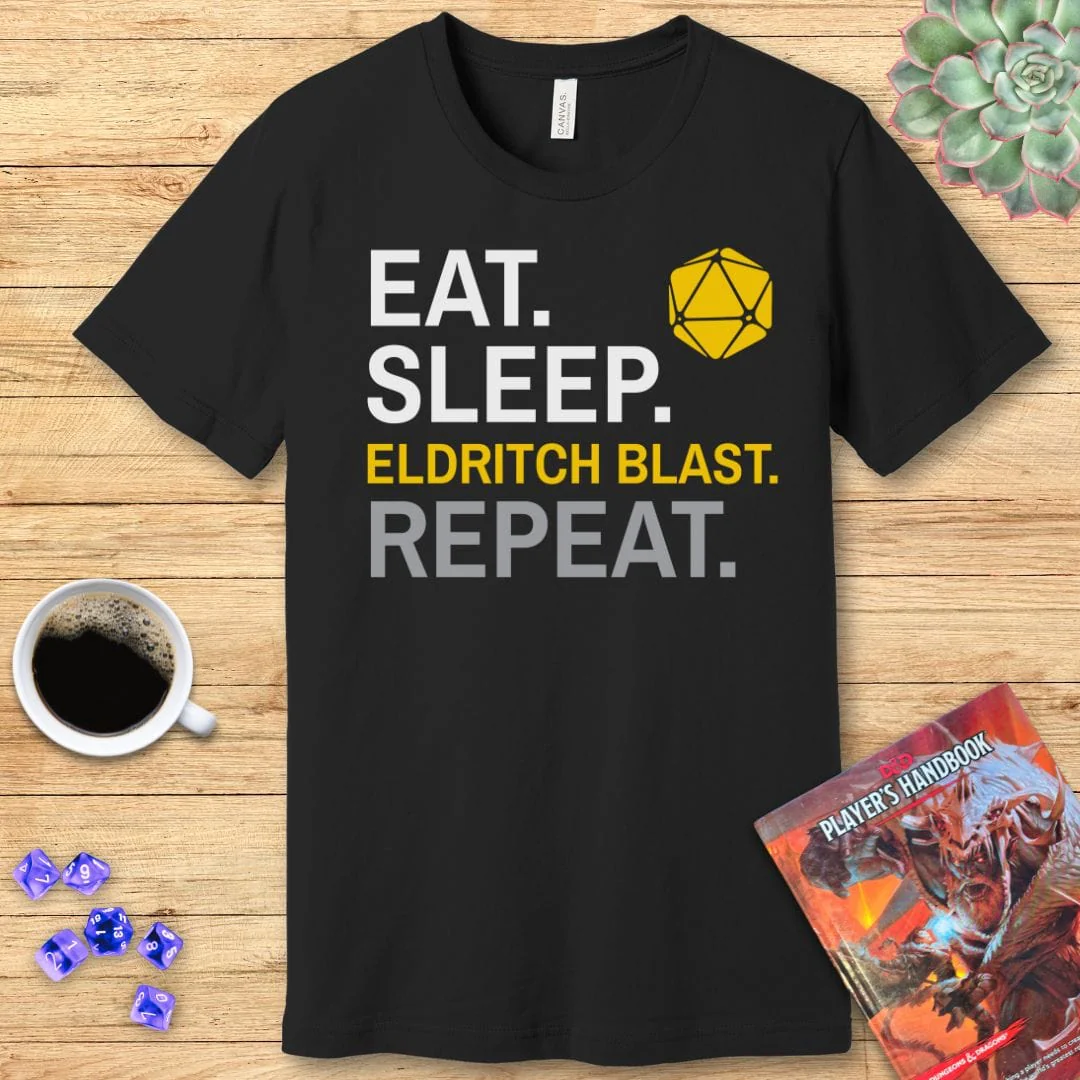 D&D Eat Sleep Class T-shirts